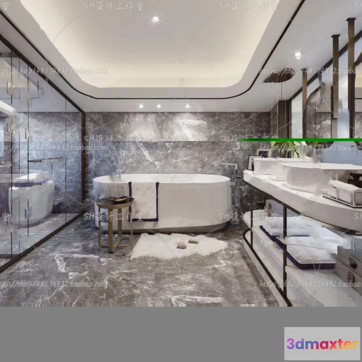 1113184 - BATHROOM 3D SCENES - VRAY RENDER - 146