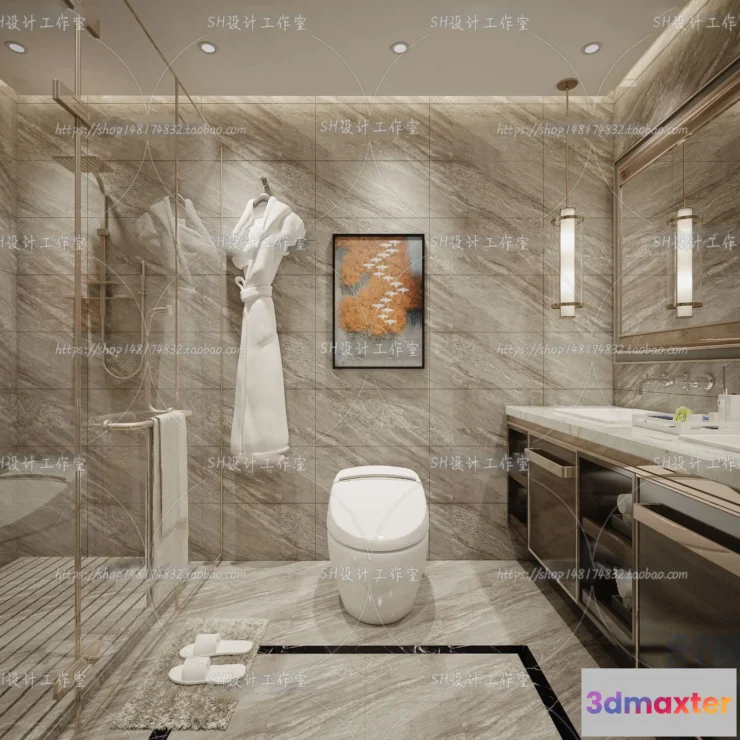 1113200 - BATHROOM 3D SCENES - VRAY RENDER - 154