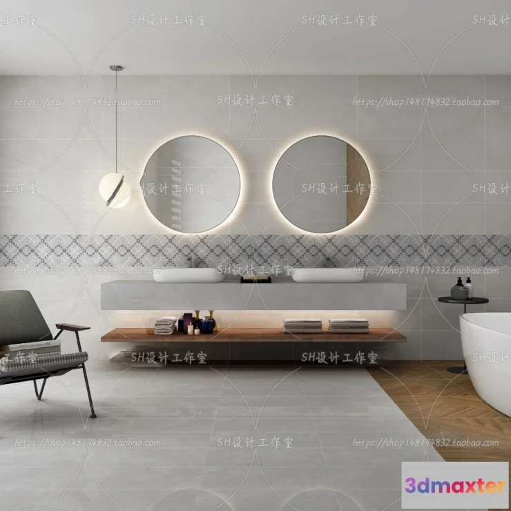 1113202 - BATHROOM 3D SCENES - VRAY RENDER - 155