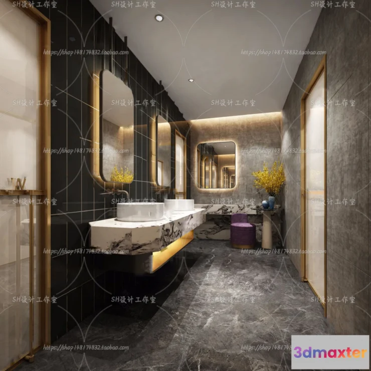1113218 - BATHROOM 3D SCENES - VRAY RENDER - 163