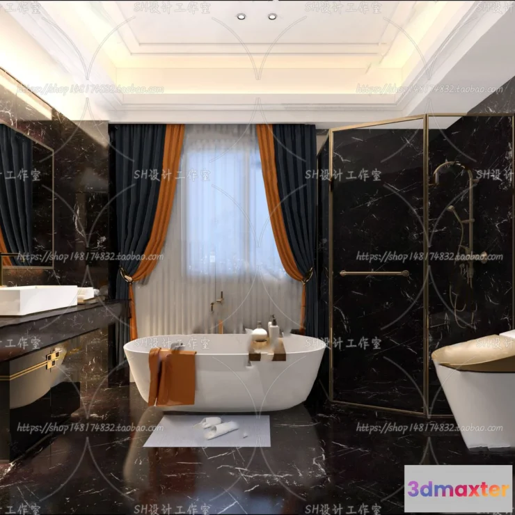 1113220 - BATHROOM 3D SCENES - VRAY RENDER - 164