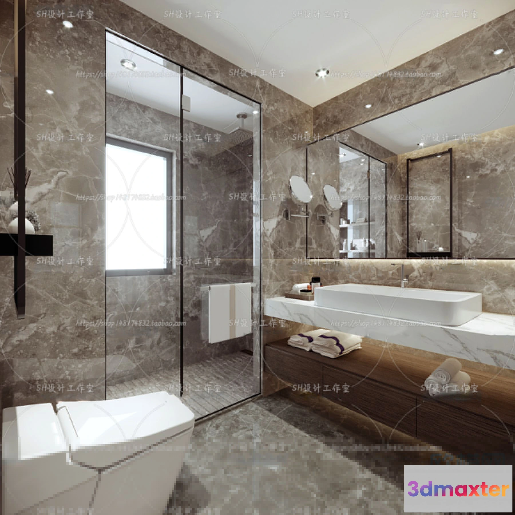 1113226 - BATHROOM 3D SCENES - VRAY RENDER - 167