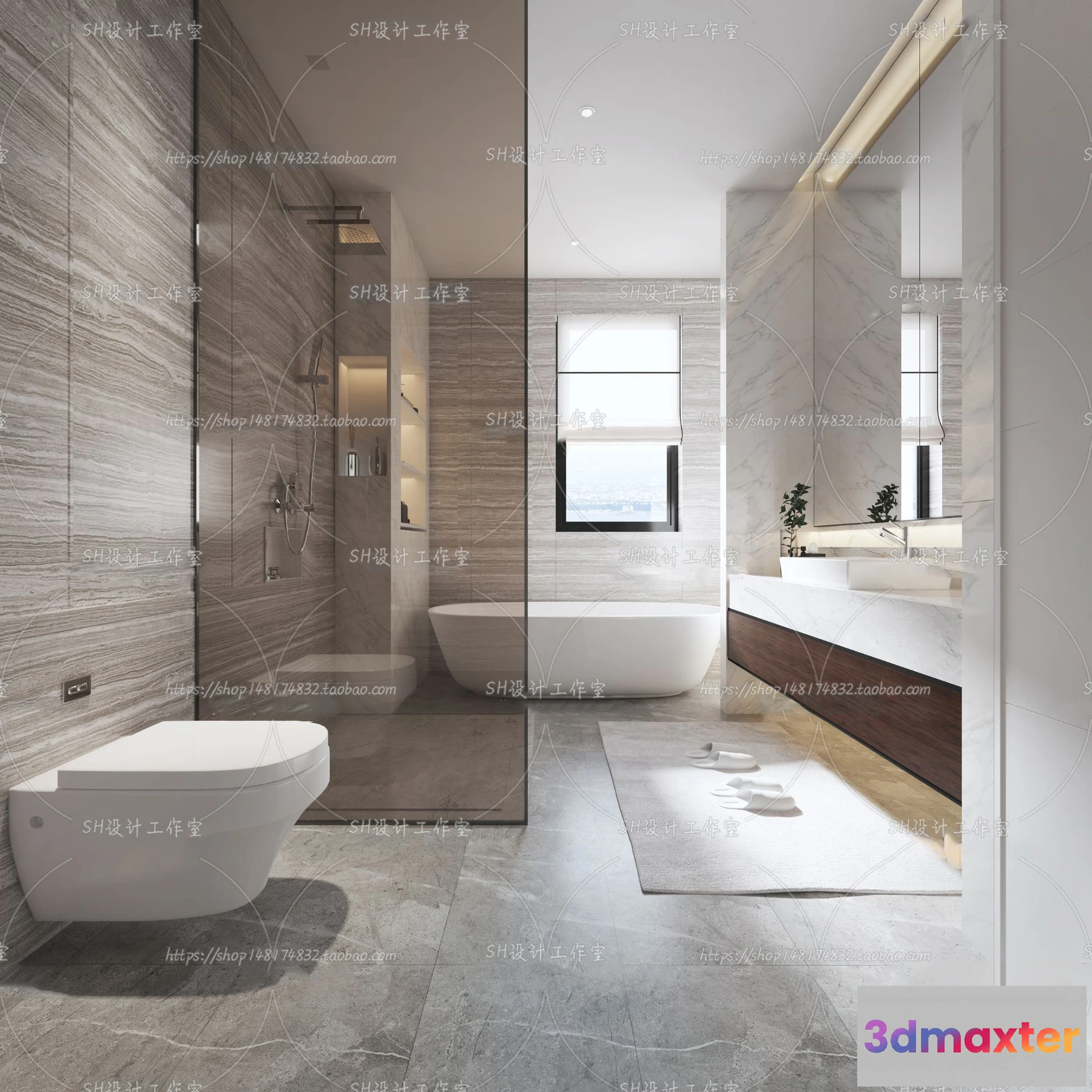 1113228 - BATHROOM 3D SCENES - VRAY RENDER - 168