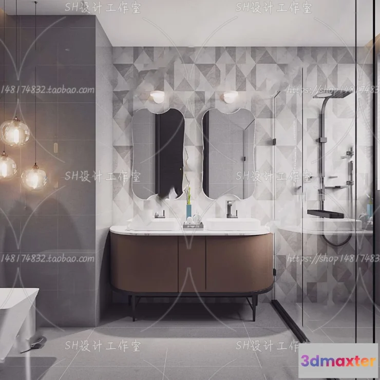 1113246 - BATHROOM 3D SCENES - VRAY RENDER - 177
