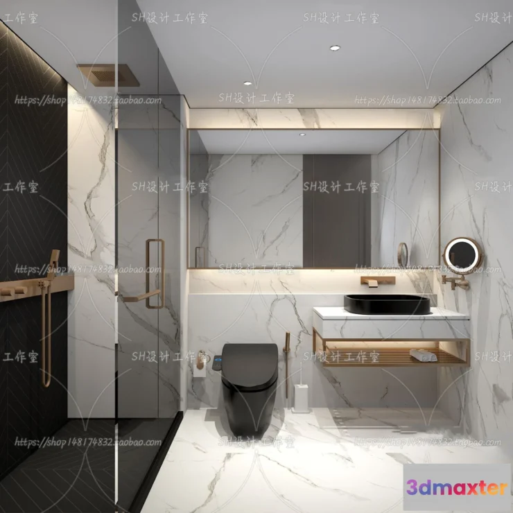 1113254 - BATHROOM 3D SCENES - VRAY RENDER - 181