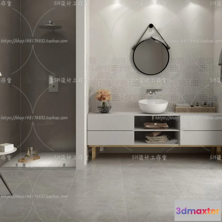 1113262 - BATHROOM 3D SCENES - VRAY RENDER - 185