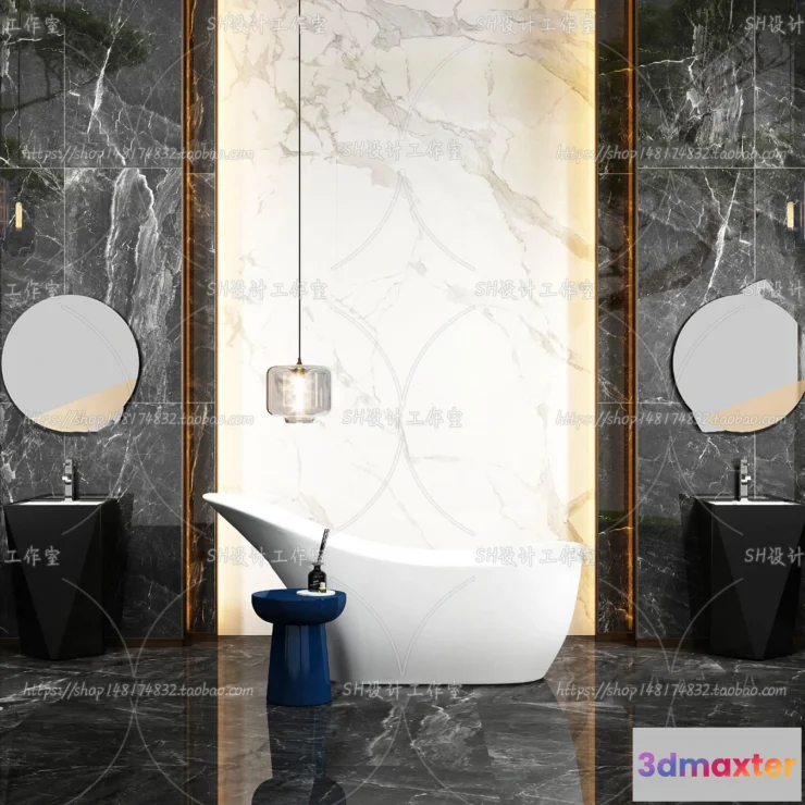 1113264 - BATHROOM 3D SCENES - VRAY RENDER - 186