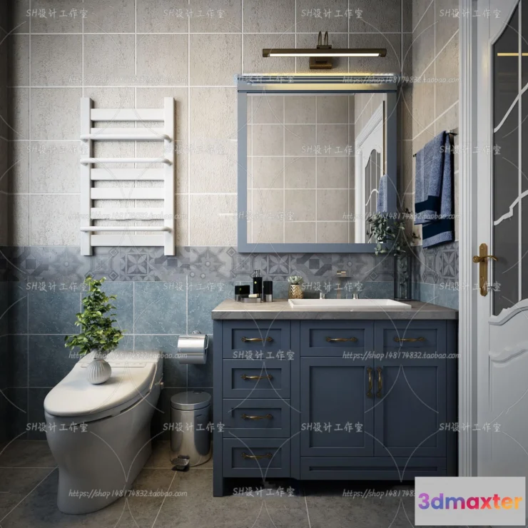 1113268 - BATHROOM 3D SCENES - VRAY RENDER - 188
