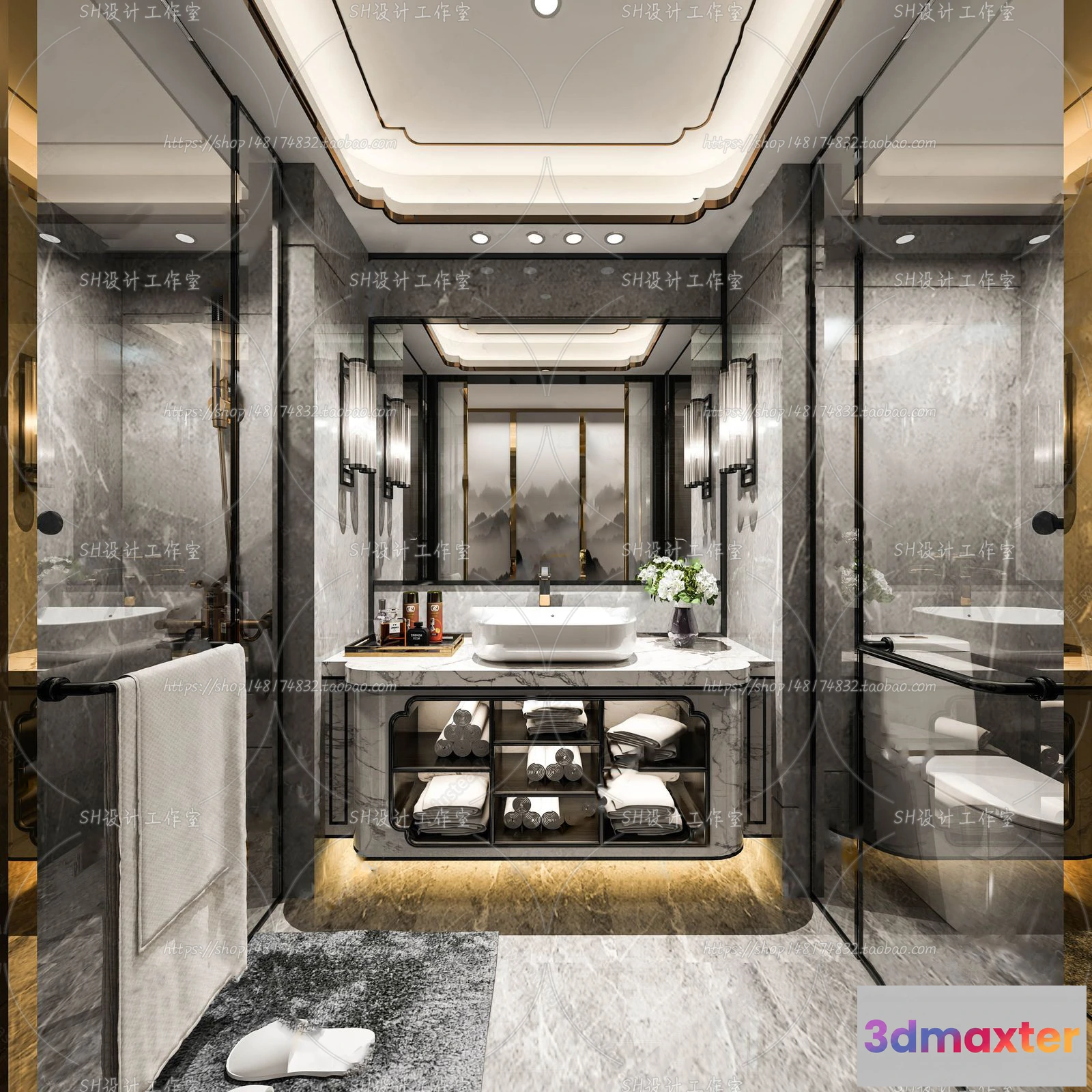 1113280 - BATHROOM 3D SCENES - VRAY RENDER - 194