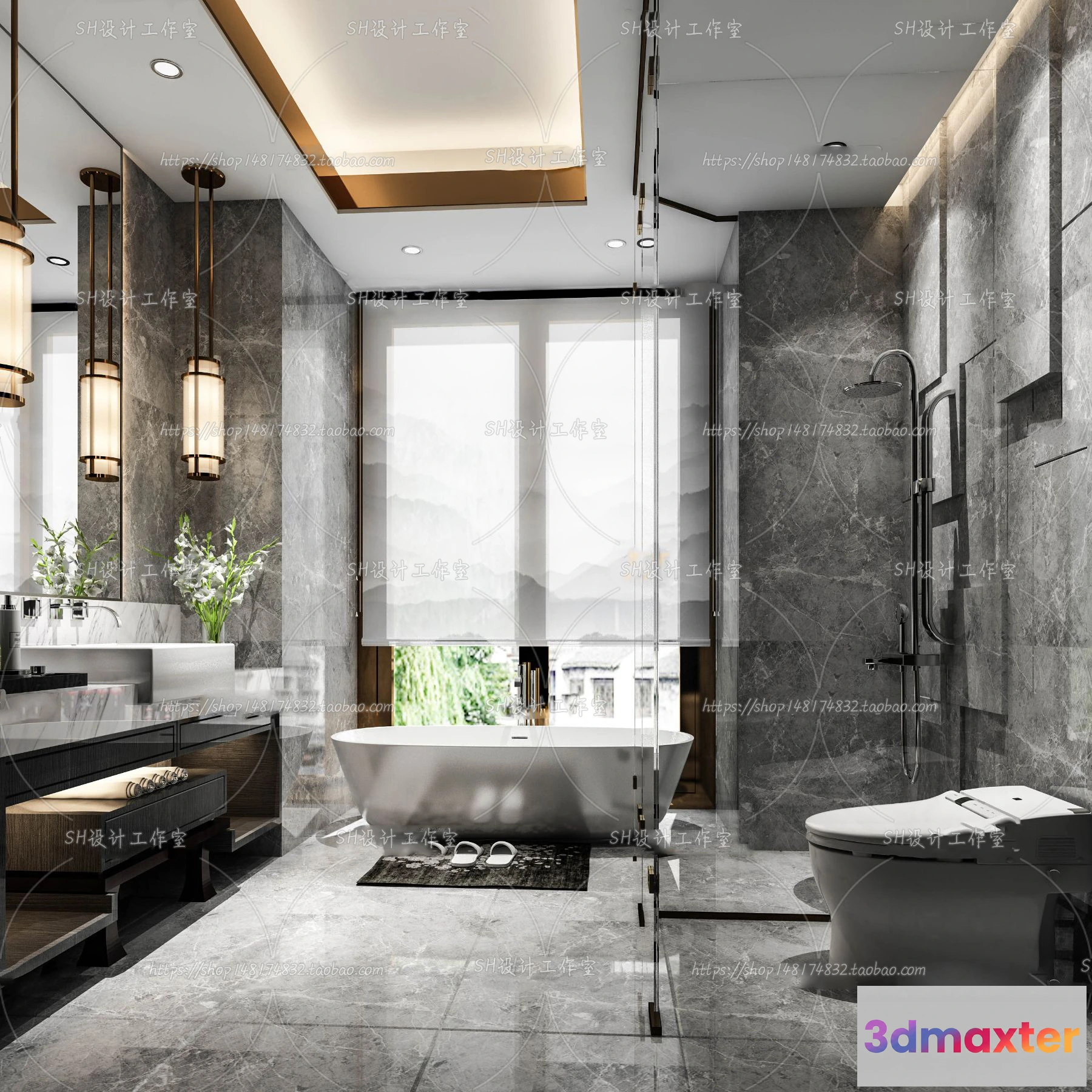 1113288 - BATHROOM 3D SCENES - VRAY RENDER - 198