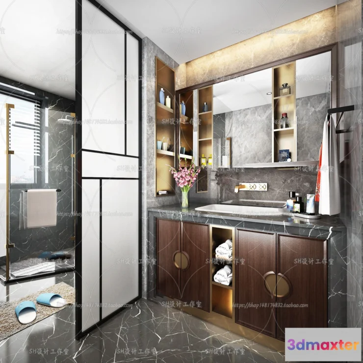 1113290 - BATHROOM 3D SCENES - VRAY RENDER - 199
