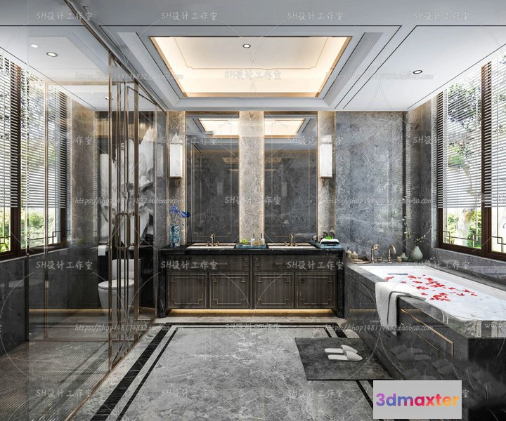 1113292 - BATHROOM 3D SCENES - VRAY RENDER - 200