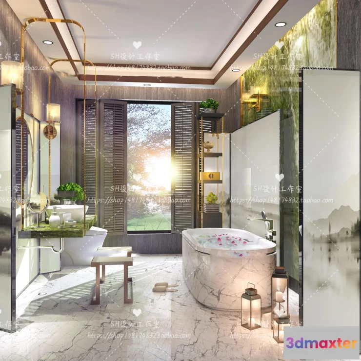 1113296 - BATHROOM 3D SCENES - VRAY RENDER - 202