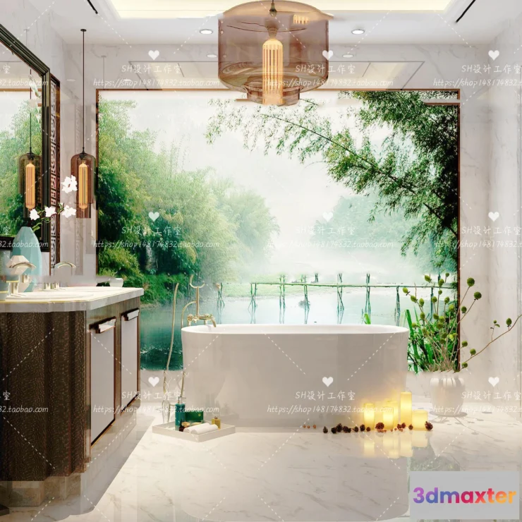 1113302 - BATHROOM 3D SCENES - VRAY RENDER - 205