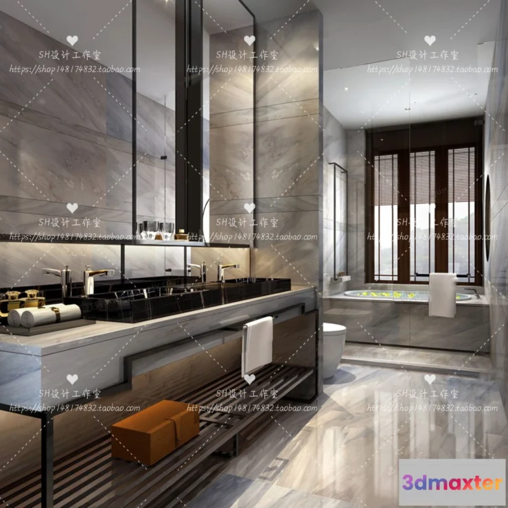 1113310 - BATHROOM 3D SCENES - VRAY RENDER - 209