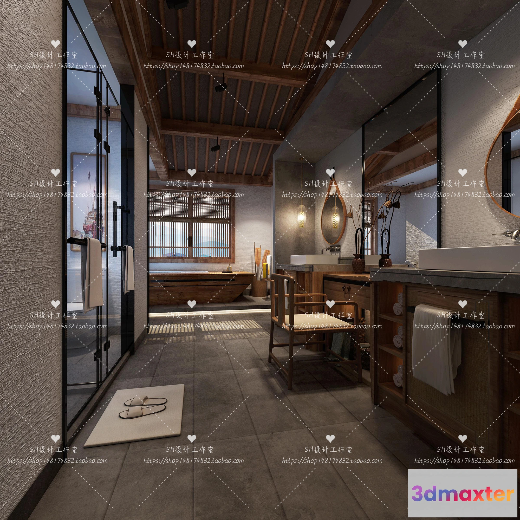 1113318 - BATHROOM 3D SCENES - VRAY RENDER - 213