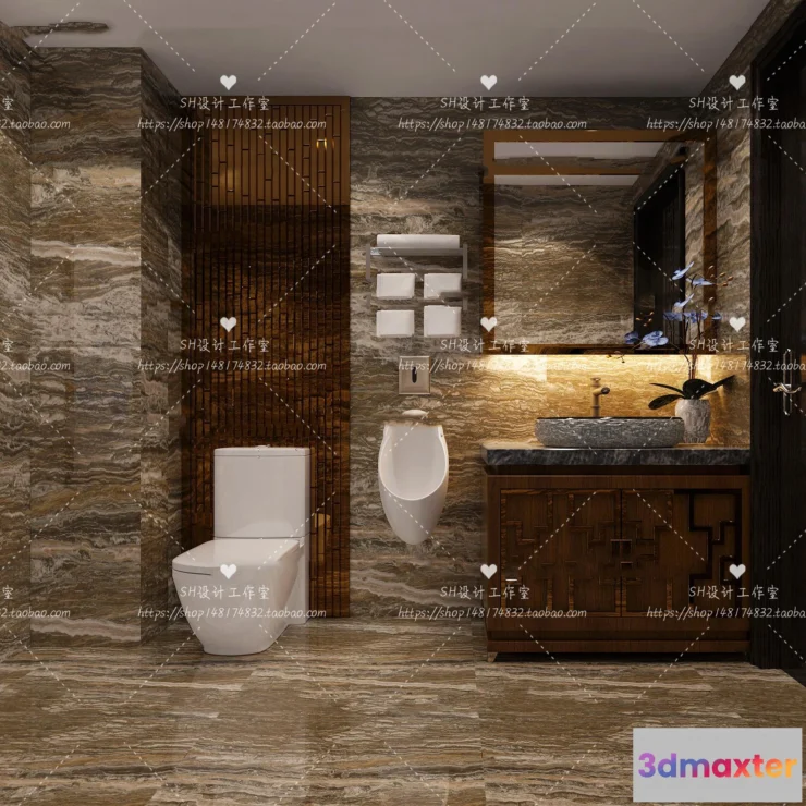1113322 - BATHROOM 3D SCENES - VRAY RENDER - 215