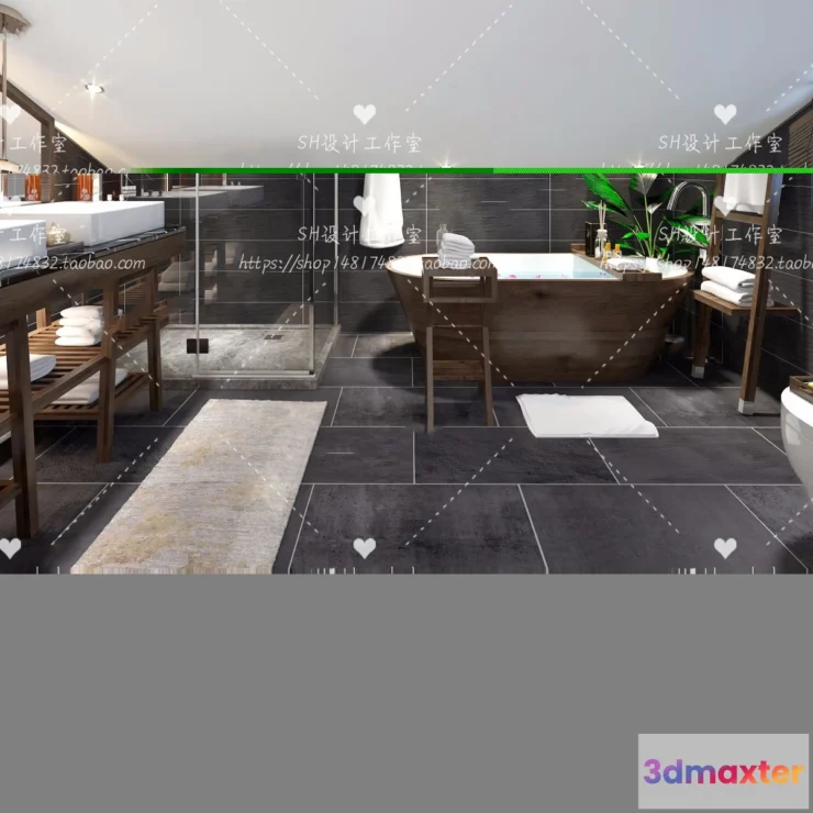 1113338 - BATHROOM 3D SCENES - VRAY RENDER - 223