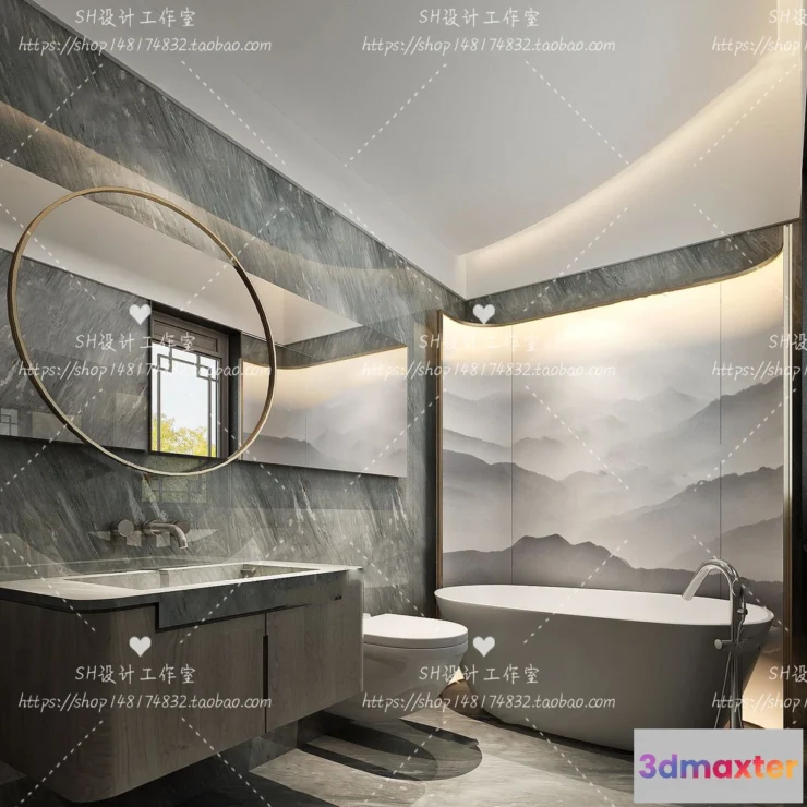 1113344 - BATHROOM 3D SCENES - VRAY RENDER - 226