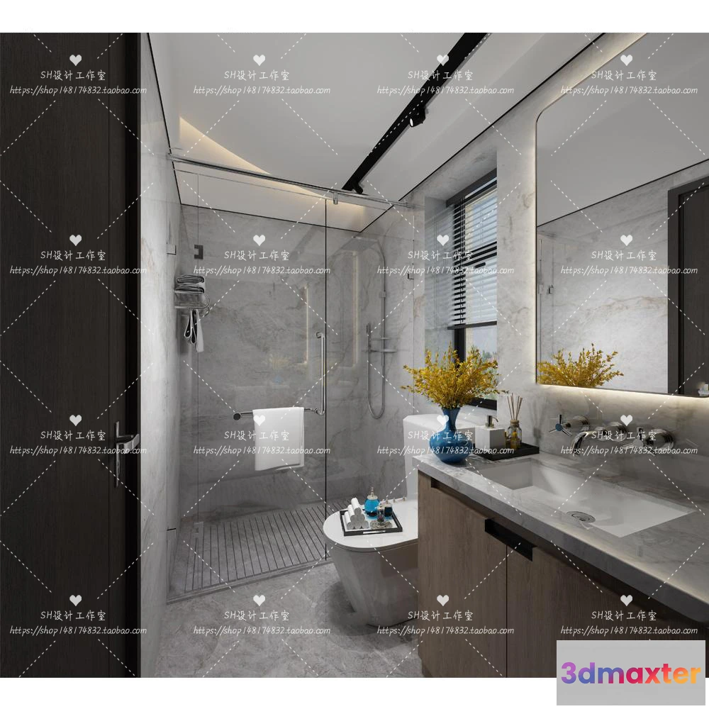 1113354 - BATHROOM 3D SCENES - VRAY RENDER - 231