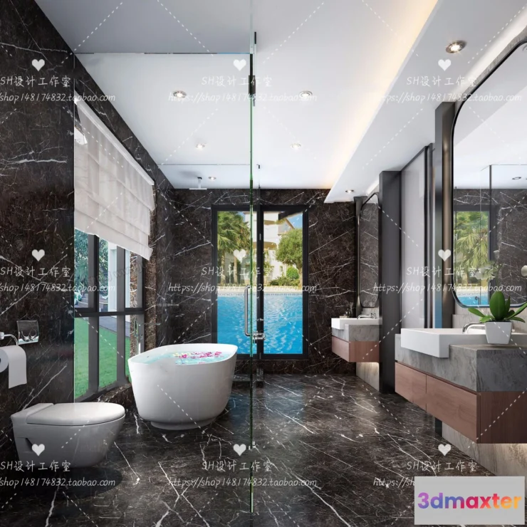 1113362 - BATHROOM 3D SCENES - VRAY RENDER - 235
