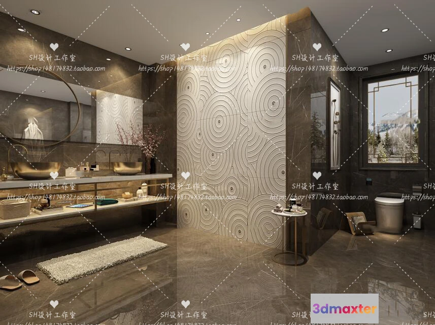 1113368 - BATHROOM 3D SCENES - VRAY RENDER - 238