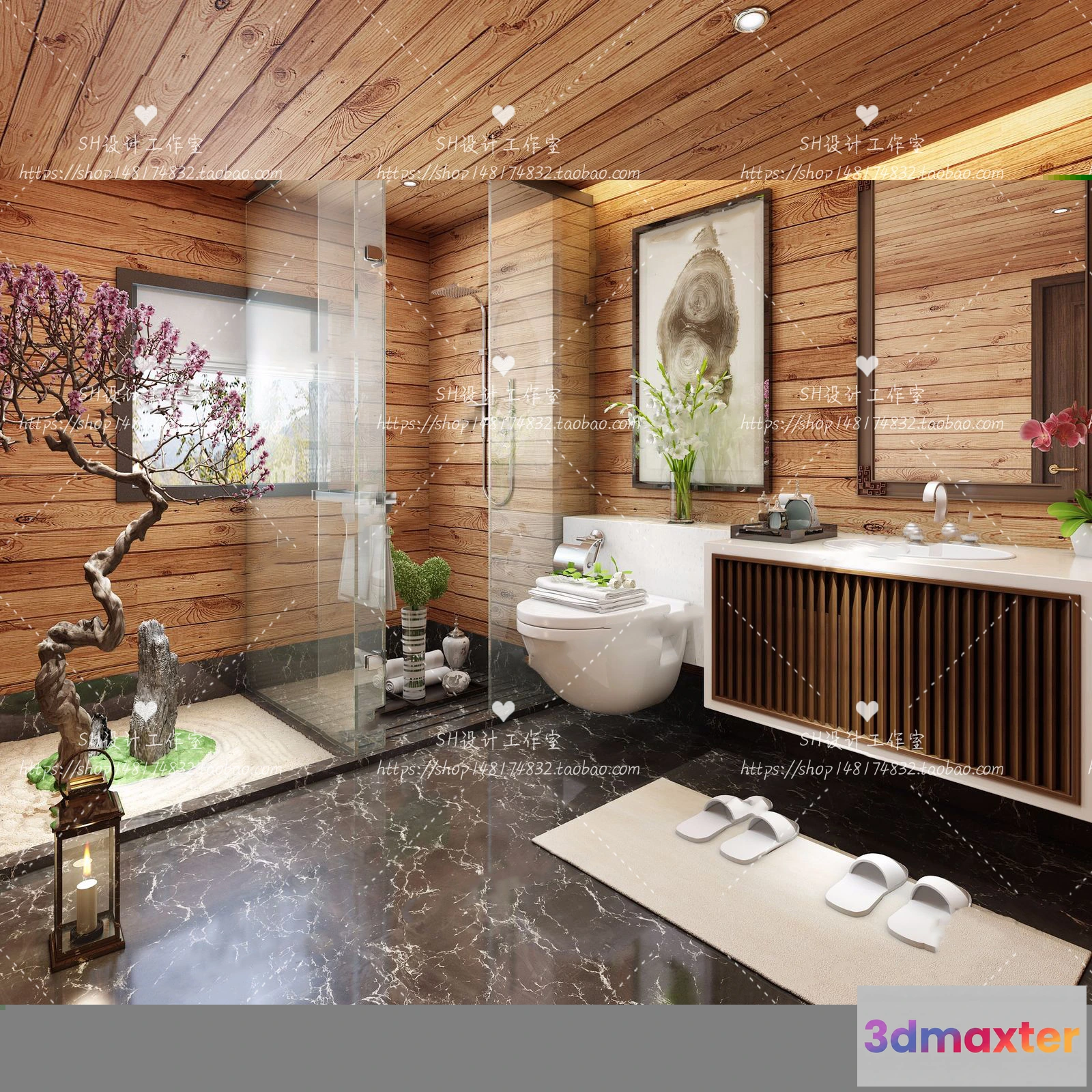 1113380 - BATHROOM 3D SCENES - VRAY RENDER - 244