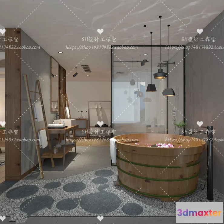 1113384 - BATHROOM 3D SCENES - VRAY RENDER - 246