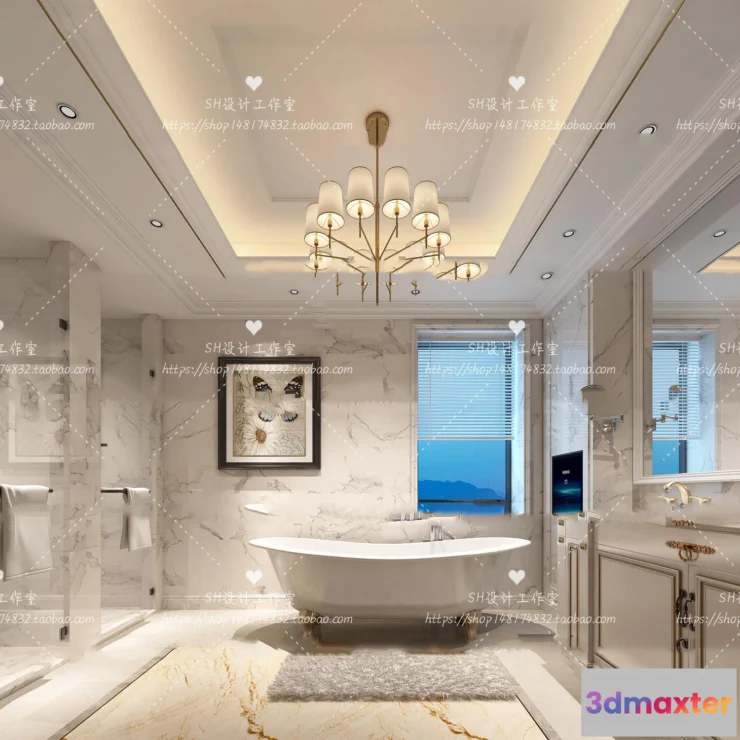 1113392 - BATHROOM 3D SCENES - VRAY RENDER - 250