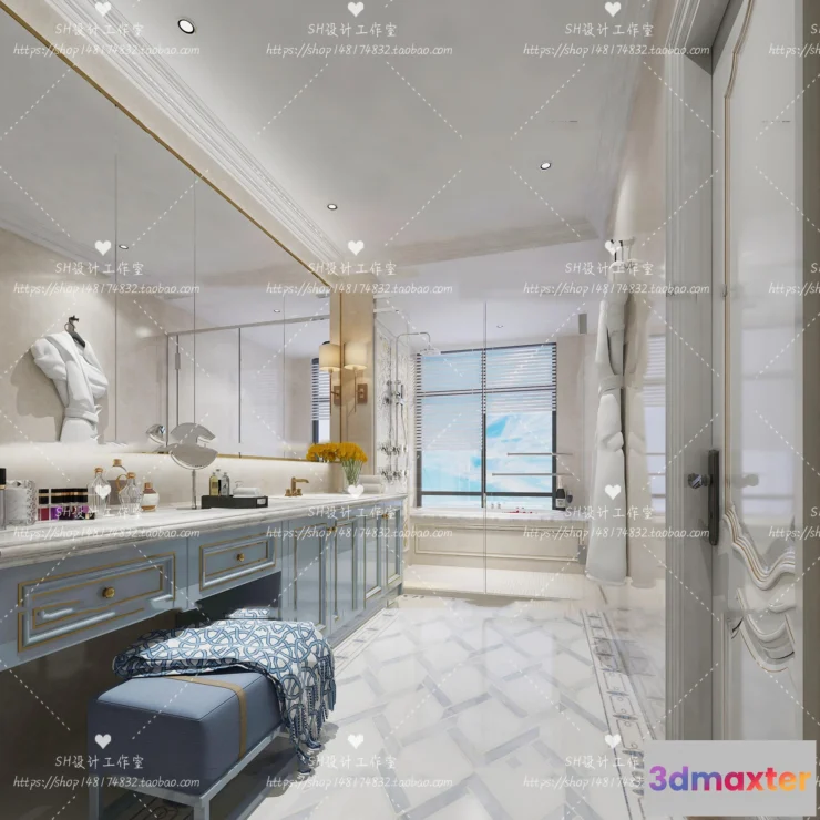 1113396 - BATHROOM 3D SCENES - VRAY RENDER - 252