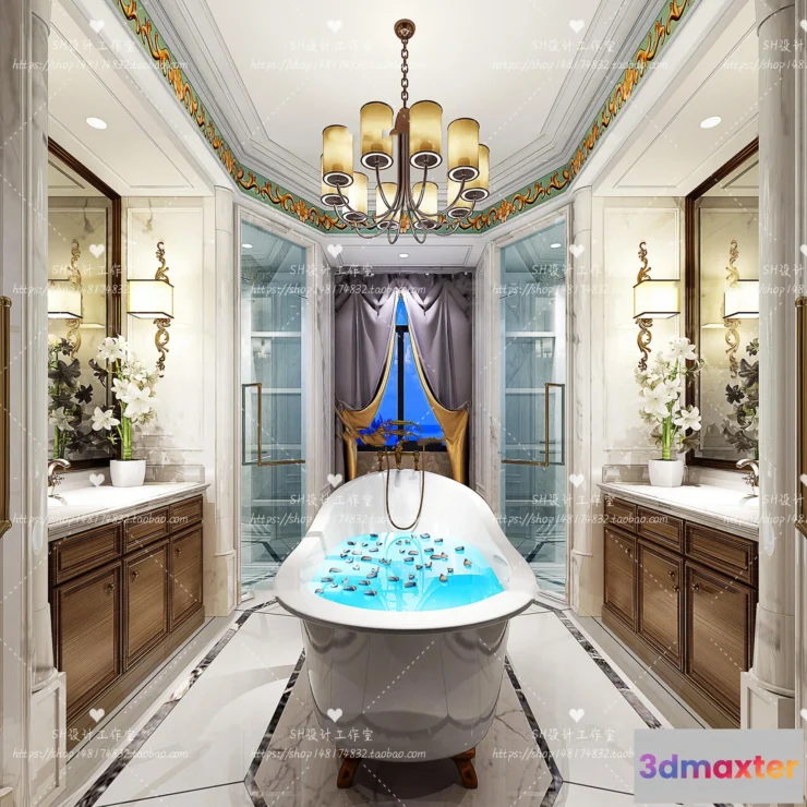 1113416 - BATHROOM 3D SCENES - VRAY RENDER - 262