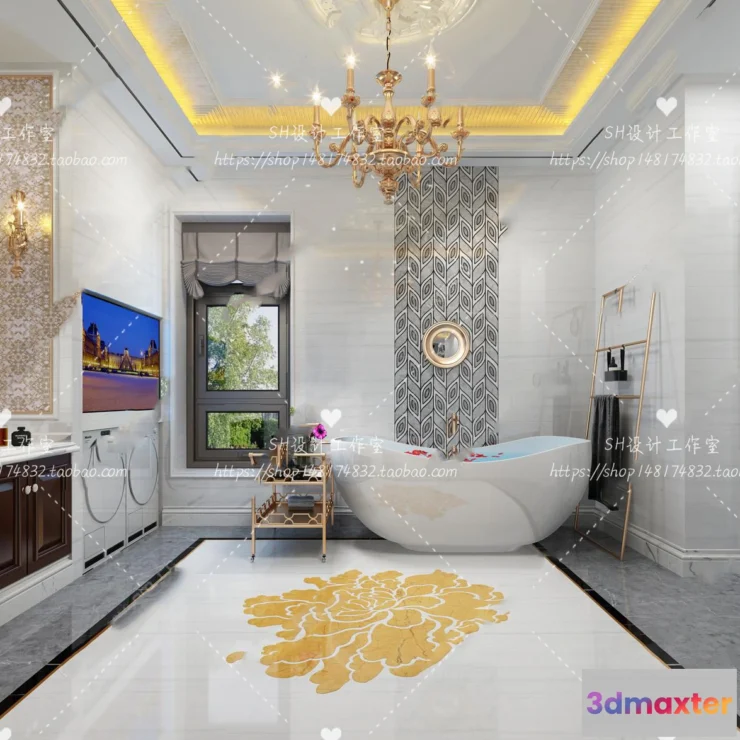 1113418 - BATHROOM 3D SCENES - VRAY RENDER - 263