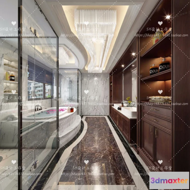 1113424 - BATHROOM 3D SCENES - VRAY RENDER - 266