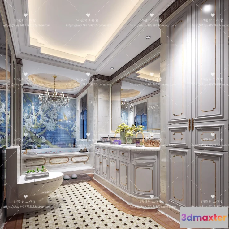 1113428 - BATHROOM 3D SCENES - VRAY RENDER - 268