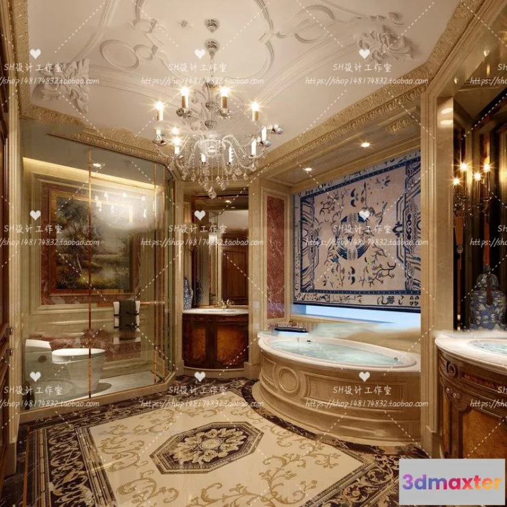 1113436 - BATHROOM 3D SCENES - VRAY RENDER - 272