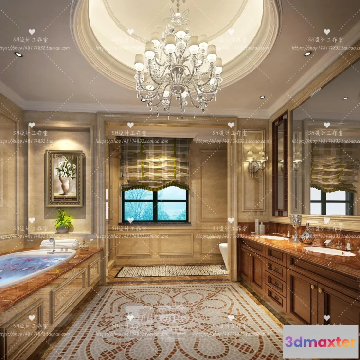1113438 - BATHROOM 3D SCENES - VRAY RENDER - 273