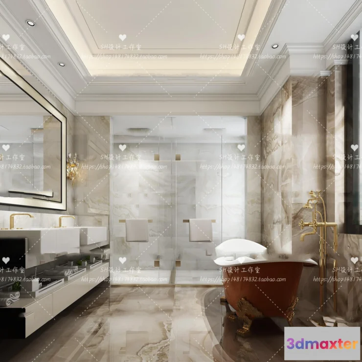 1113448 - BATHROOM 3D SCENES - VRAY RENDER - 278