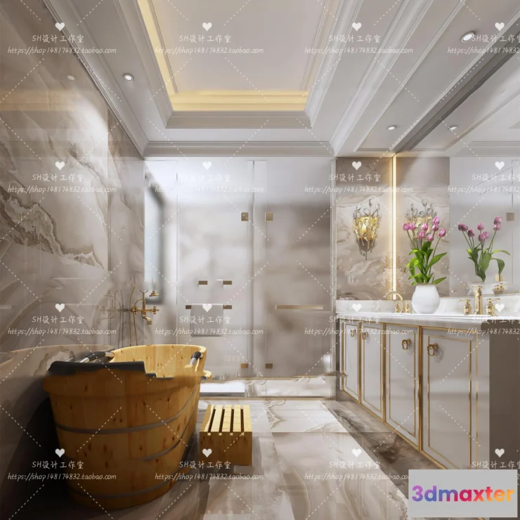 1113450 - BATHROOM 3D SCENES - VRAY RENDER - 279