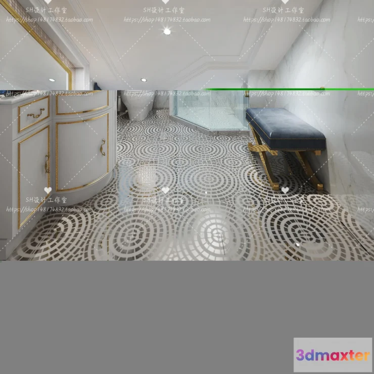 1113452 - BATHROOM 3D SCENES - VRAY RENDER - 280