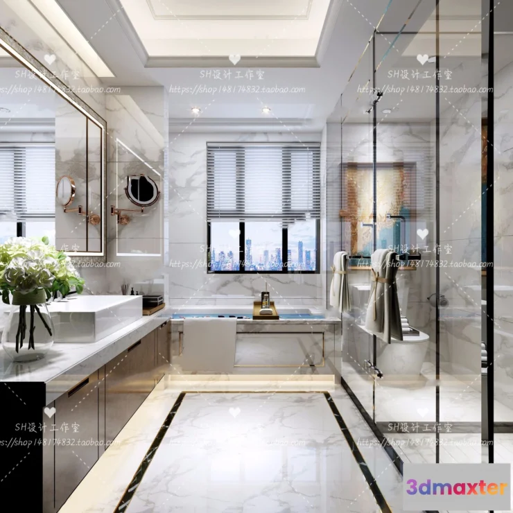 1113456 - BATHROOM 3D SCENES - VRAY RENDER - 282