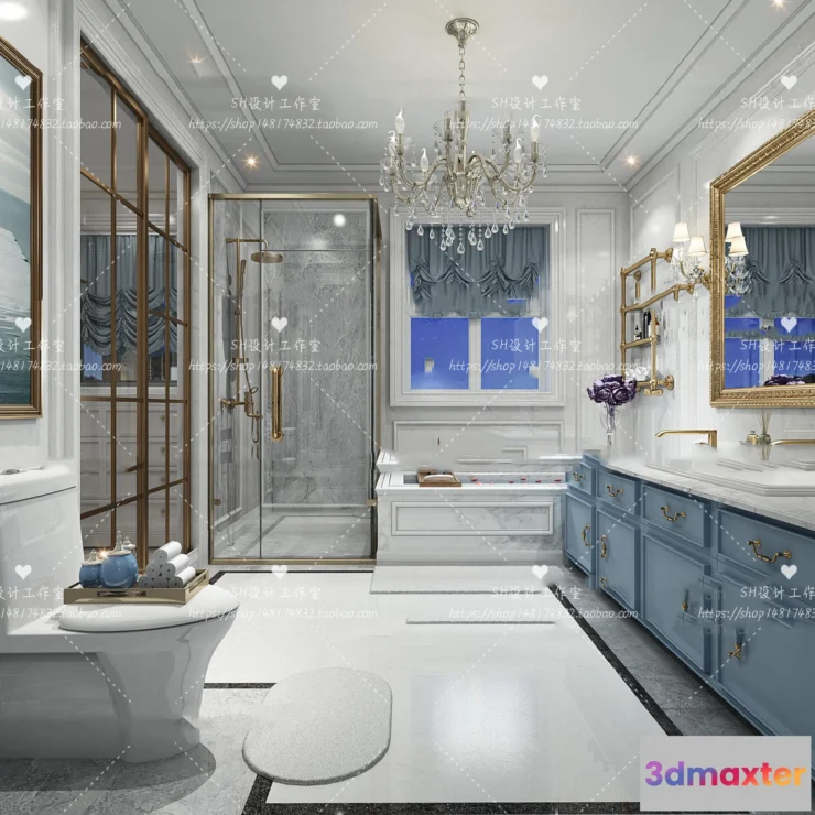 1113464 - BATHROOM 3D SCENES - VRAY RENDER - 286