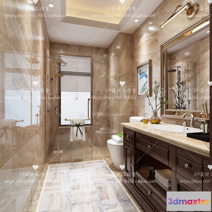 1113474 - BATHROOM 3D SCENES - VRAY RENDER - 291