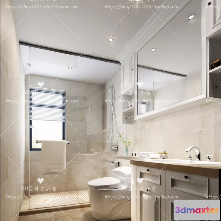1113478 - BATHROOM 3D SCENES - VRAY RENDER - 293
