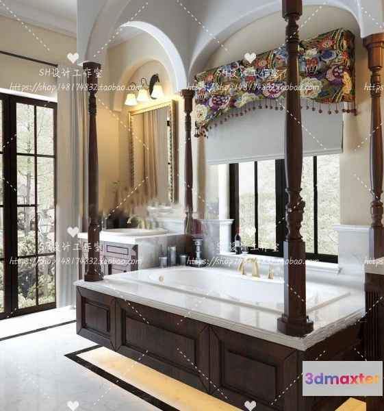 1113490 - BATHROOM 3D SCENES - VRAY RENDER - 299