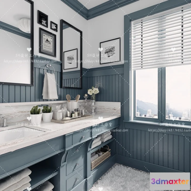 1113492 - BATHROOM 3D SCENES - VRAY RENDER - 300