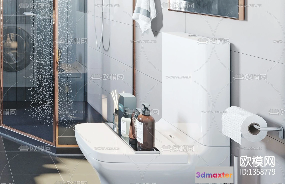 1142556 - Corona Render 3D Scenes - Bathroom - 0002