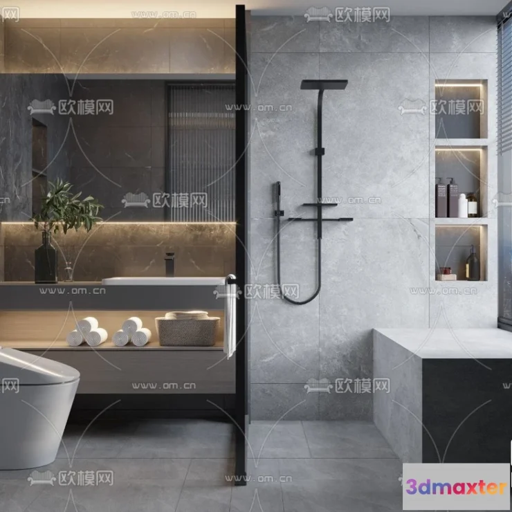 1142580 - Corona Render 3D Scenes - Bathroom - 0014