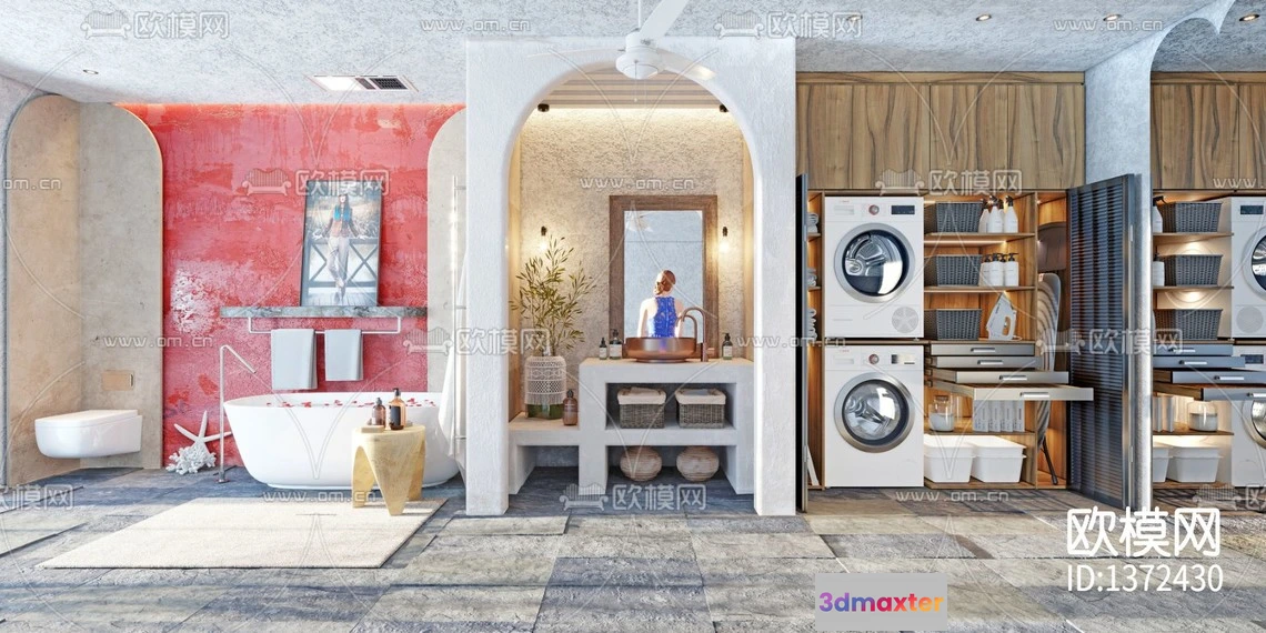 1142590 - Corona Render 3D Scenes - Bathroom - 0019