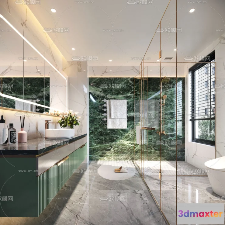 1242094 - BATHROOM SETS - CORONA - 3D MODEL - 2171