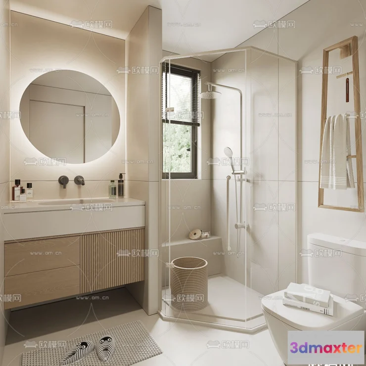 1242110 - BATHROOM SETS - CORONA - 3D MODEL - 2179